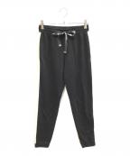 'S Max Maraエスマックスマーラ）の古着「サイドラインスウェットパンツ」｜ブラック