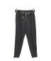 'S Max Mara（エスマックスマーラ）の古着「サイドラインスウェットパンツ」｜ブラック