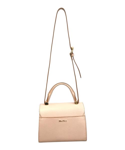 MaxMara（マックスマーラ）MaxMara (マックスマーラ) 2WAYショルダーバッグ　AO2929 ピンクの古着・服飾アイテム