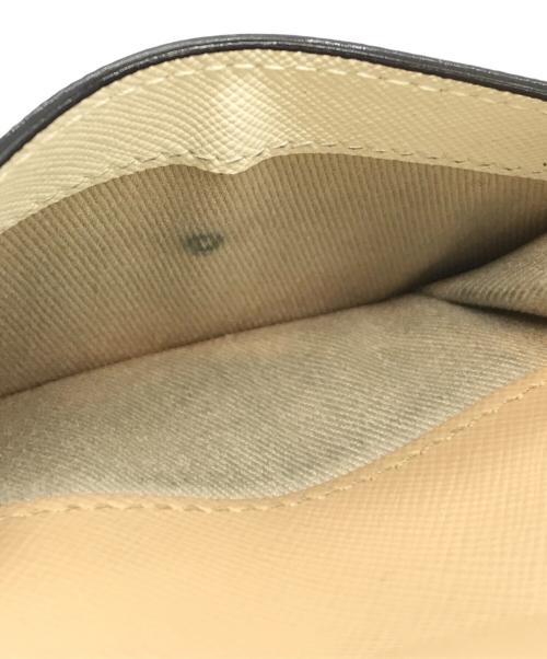 MARNI（マルニ）MARNI (マルニ) 3つ折り財布 PFMOW02U09 ベージュ×ワインレッドの古着・服飾アイテム