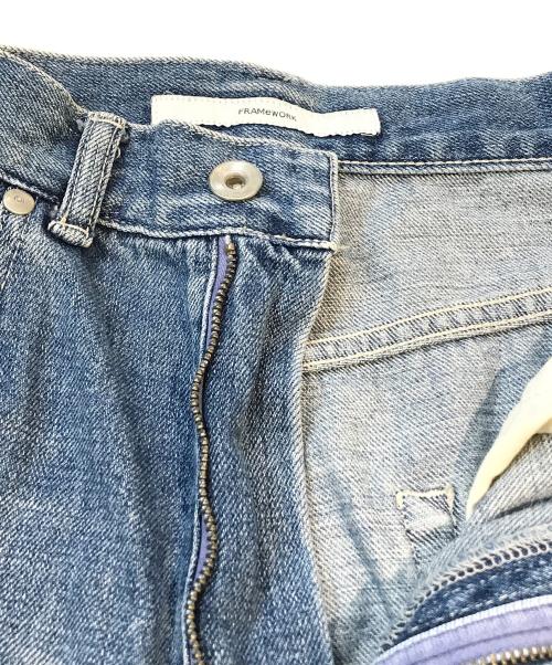 FRAMeWORK（フレームワーク）FRAMeWORK (フレームワーク) denim カーブパンツ　24030220308010 インディゴ サイズ:36の古着・服飾アイテム