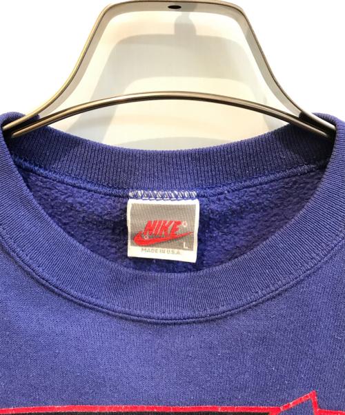 NIKE（ナイキ）NIKE (ナイキ) プリントスウェット ネイビー サイズ:Lの古着・服飾アイテム