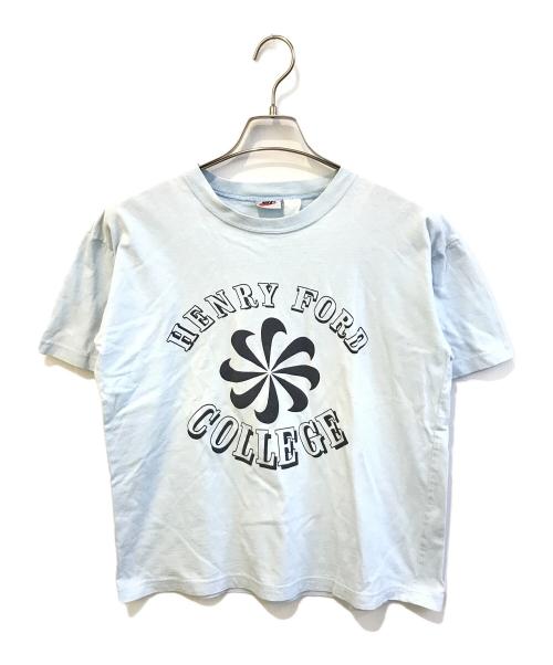 NIKE（ナイキ）NIKE (ナイキ) 復刻風車プリントTシャツ ブルー サイズ:不明の古着・服飾アイテム