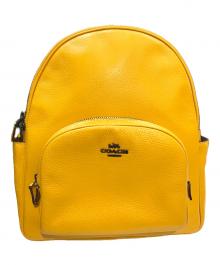COACH（コーチ）の古着「レザーリュック　5666」｜イエロー