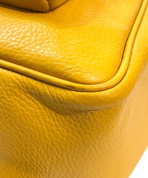 COACH（コーチ）COACH (コーチ) レザーリュック　5666 イエローの古着・服飾アイテム