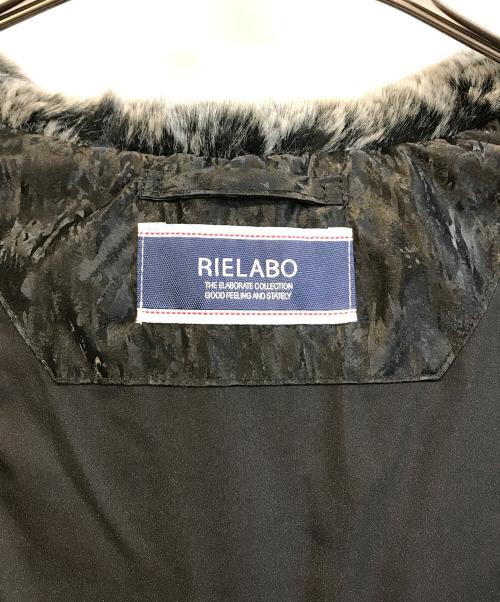 RIELABO（リエラボ）RIELABO (リエラボ) 3Dグラフィック裏ファーブルゾン　4564-3753 ブラック サイズ:SIZE 46 未使用品の古着・服飾アイテム