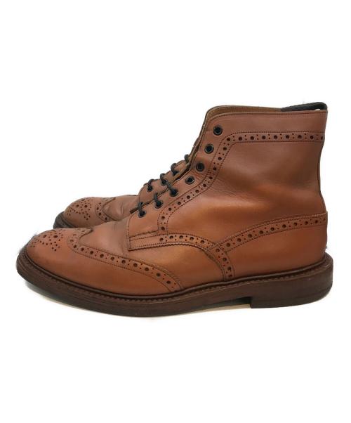 Tricker's（トリッカーズ）Tricker's (トリッカーズ) STOW MARRON ANTIQUE LEATHER SOLE 5 FITブーツ ブラウン サイズ:UK11の古着・服飾アイテム