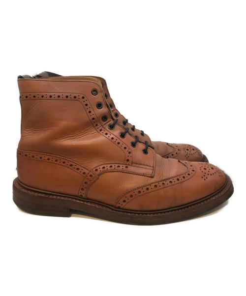 Tricker's（トリッカーズ）Tricker's (トリッカーズ) STOW MARRON ANTIQUE LEATHER SOLE 5 FITブーツ ブラウン サイズ:UK11の古着・服飾アイテム