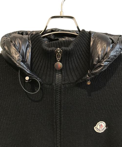 MONCLER（モンクレール）MONCLER (モンクレール) MAGLIONE TRICOT CARDIGAN　120919436900 ブラック サイズ:XLの古着・服飾アイテム