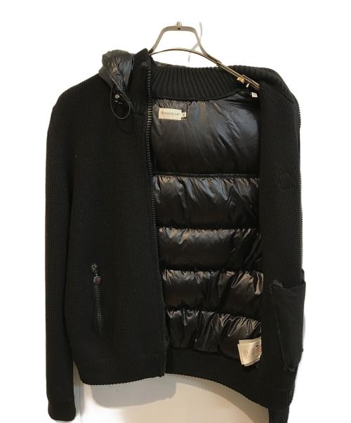 MONCLER（モンクレール）MONCLER (モンクレール) MAGLIONE TRICOT CARDIGAN　120919436900 ブラック サイズ:XLの古着・服飾アイテム