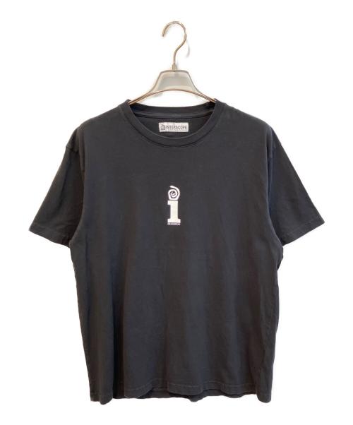 INTERSCOPE（インタースコープ）interscope (インタースコープ) FRAGMENTS (フラグメント) Tシャツ ブラック サイズ:XLの古着・服飾アイテム
