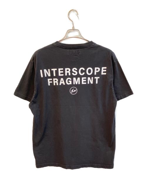 INTERSCOPE（インタースコープ）interscope (インタースコープ) FRAGMENTS (フラグメント) Tシャツ ブラック サイズ:XLの古着・服飾アイテム