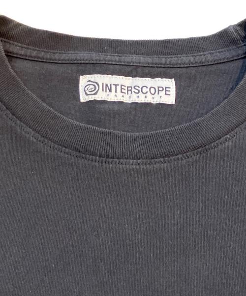 INTERSCOPE（インタースコープ）interscope (インタースコープ) FRAGMENTS (フラグメント) Tシャツ ブラック サイズ:XLの古着・服飾アイテム