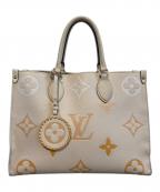 LOUIS VUITTONルイ ヴィトン）の古着「アンプラント オンザゴー MM　M45717」｜ベージュ