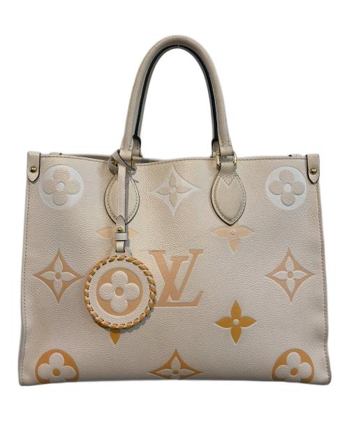 LOUIS VUITTON（ルイ ヴィトン）LOUIS VUITTON (ルイ ヴィトン) アンプラント オンザゴー MM　M45717 ベージュの古着・服飾アイテム