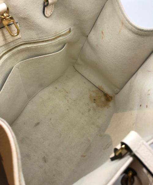 LOUIS VUITTON（ルイ ヴィトン）LOUIS VUITTON (ルイ ヴィトン) アンプラント オンザゴー MM　M45717 ベージュの古着・服飾アイテム