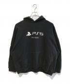 BALENCIAGAバレンシアガ）の古着「Playstation Boxy Hoodie　651799 TKVF4」｜ブラック