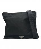 PRADAプラダ）の古着「ナイロンショルダーバッグ」｜ブラック