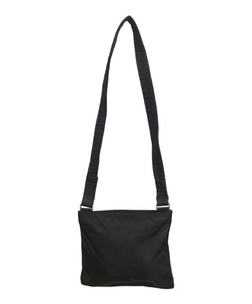 PRADA（プラダ）PRADA (プラダ) ナイロンショルダーバッグ ブラックの古着・服飾アイテム