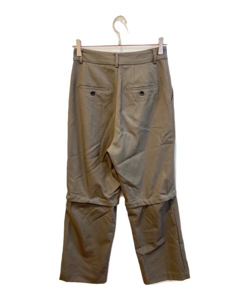 MAISON SPECIAL（メゾンスペシャル）MAISON SPECIAL (メゾンスペシャル) 2way Two Tuck Wide Pants　21232465311 グレー サイズ:38の古着・服飾アイテム