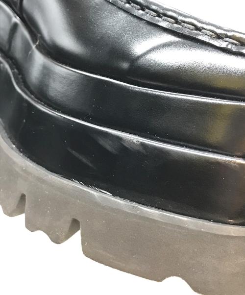 darich（ダーリッチ）darich (ダーリッチ) プラットフォームローファー ブラック サイズ:XLの古着・服飾アイテム