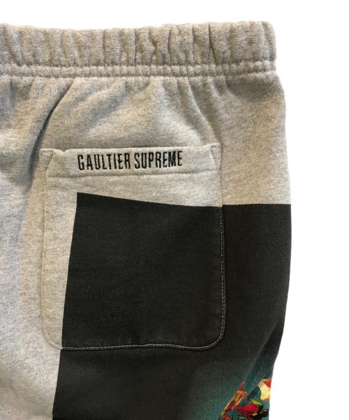 SUPREME（シュプリーム）Supreme (シュプリーム) Jean Paul GAULTIER (ジャンポールゴルチェ) Floral Print Sweatpants グレー サイズ:Ｍの古着・服飾アイテム