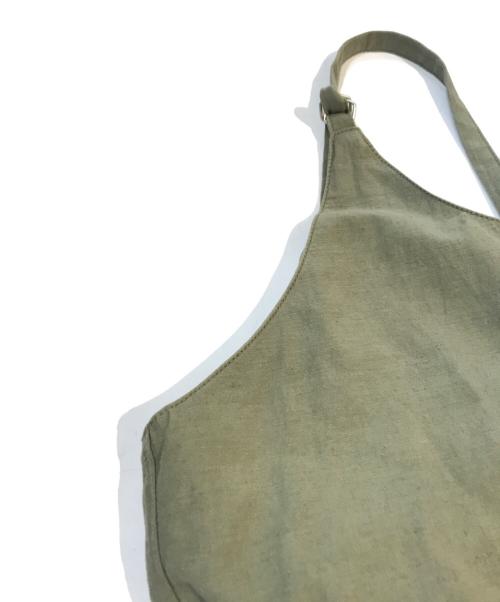 JOHNBULL（ジョンブル）JOHNBULL (ジョンブル) コットンリネン バックツイル サロペット カーキ サイズ:Mの古着・服飾アイテム