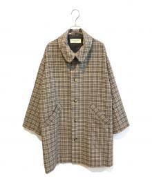 BEAMS BOY（ビームスボーイ）の古着「ガンクラブ チェック コート　13-19-0098-803」｜ブラウン