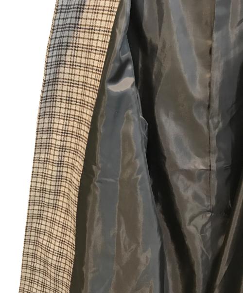 BEAMS BOY（ビームスボーイ）BEAMS BOY (ビームスボーイ) ガンクラブ チェック コート　13-19-0098-803 ブラウン サイズ:1の古着・服飾アイテム