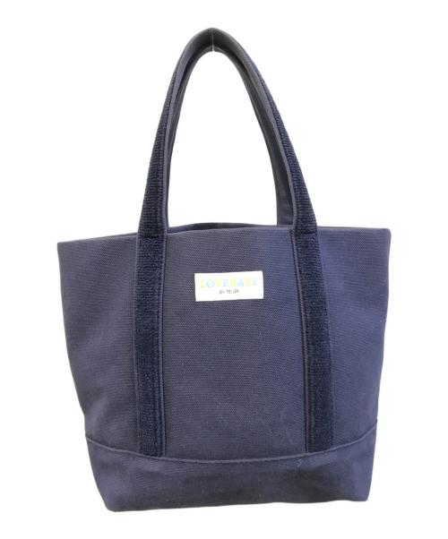LOVERARY by FEILER（ラブラリー バイ フェイラー）LOVERARY by feiler (ラブラリー バイ フェイラー) ミニトートバッグ ネイビーの古着・服飾アイテム