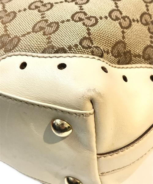 GUCCI（グッチ）GUCCI (グッチ) GGキャンバストートバッグ　145994 ベージュの古着・服飾アイテム