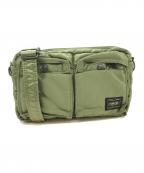 PORTERポーター）の古着「ショルダーバッグ」｜グリーン