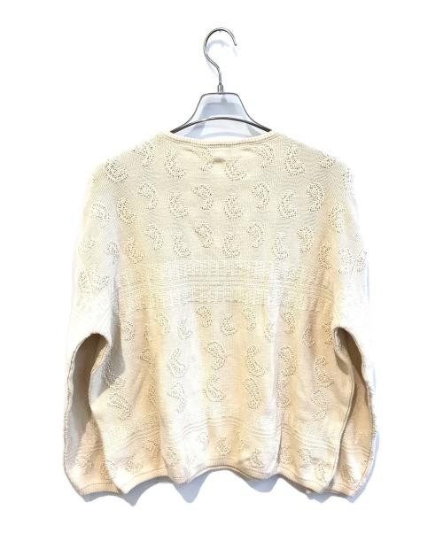 GIORGIO ARMANI（ジョルジョアルマーニ）GIORGIO ARMANI (ジョルジョアルマーニ) コットンニット アイボリー サイズ:XLの古着・服飾アイテム