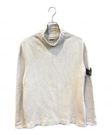 STONE ISLAND（ストーンアイランド）の古着「00’Sシルクニット」｜ホワイト
