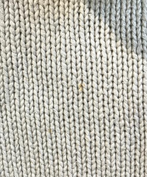 STONE ISLAND（ストーンアイランド）STONE ISLAND (ストーンアイランド) 00’Sシルクニット ホワイト サイズ:XLの古着・服飾アイテム