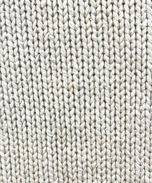 STONE ISLAND（ストーンアイランド）STONE ISLAND (ストーンアイランド) 00’Sシルクニット ホワイト サイズ:XLの古着・服飾アイテム