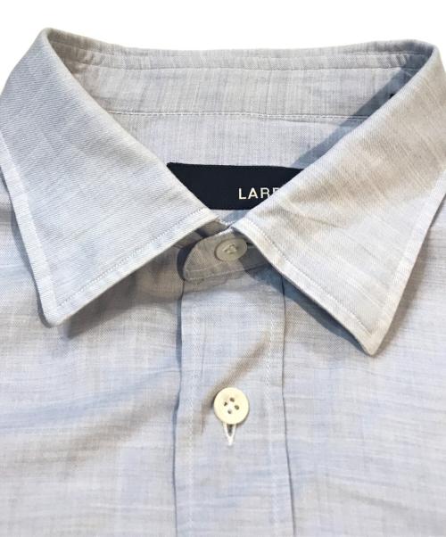 LARDINI（ラルディーニ）LARDINI (ラルディーニ) ブートニエール刺繍長袖シャツ スカイブルー サイズ:XLの古着・服飾アイテム