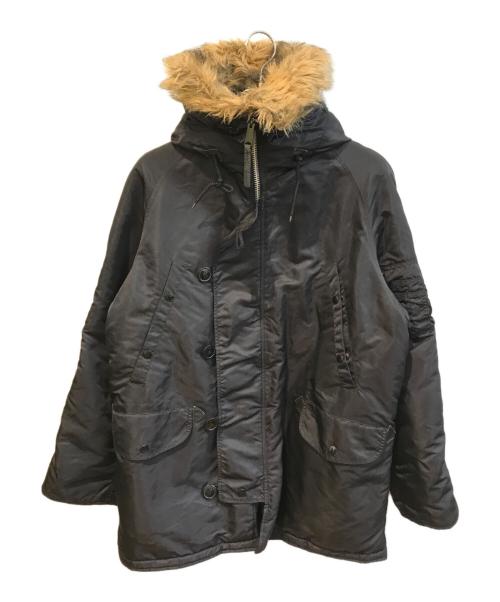 ALPHA（アルファ）ALPHA (アルファ) N-3B ジャケット/フライトジャケット　20024-01 ブラック サイズ:Mの古着・服飾アイテム