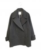 Spick and Spanスピック＆スパン）の古着「S160ビーバーPコート　25020200203040」｜ブラック