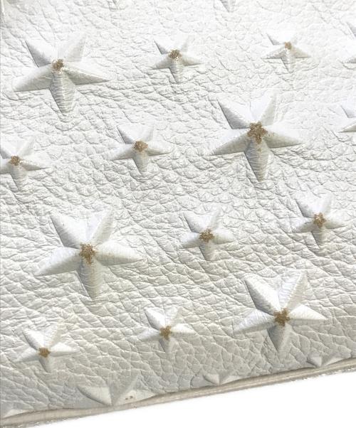 JIMMY CHOO（ジミーチュウ）JIMMY CHOO (ジミーチュウ) ピムリコエンボストートバッグ グレーの古着・服飾アイテム