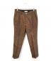 MACKINTOSH（マッキントッシュ）の古着「チェックタックパンツ」｜ブラウン