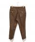 MACKINTOSH (マッキントッシュ) チェックタックパンツ ブラウン サイズ:W31：5000円
