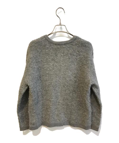 any Sis（エニィスィス）any SiS (エニィスィス) ブークレニット カーディガン グレー サイズ:M 未使用品の古着・服飾アイテム