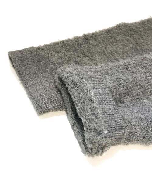 any Sis（エニィスィス）any SiS (エニィスィス) ブークレニット カーディガン グレー サイズ:M 未使用品の古着・服飾アイテム