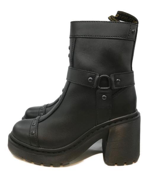 Dr.Martens（ドクターマーチン）Dr.Martens (ドクターマーチン) SPENCE HARNESS チェルシーブーツ ブラック サイズ:24の古着・服飾アイテム