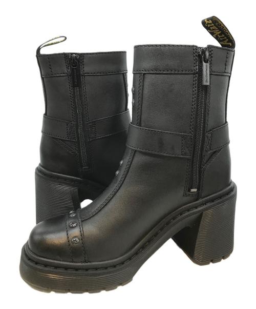 Dr.Martens（ドクターマーチン）Dr.Martens (ドクターマーチン) SPENCE HARNESS チェルシーブーツ ブラック サイズ:24の古着・服飾アイテム