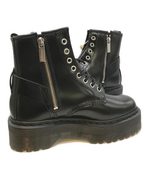 Dr.Martens（ドクターマーチン）Dr.Martens (ドクターマーチン) 1460 QUAD HARNESS 8 ホール ブーツ　42718001 ブラック サイズ:UK5(24cm)の古着・服飾アイテム