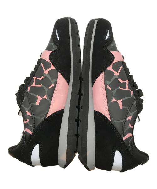 EMPORIO ARMANI（エンポリオアルマーニ）EMPORIO ARMANI (エンポリオアルマーニ) Leather sneakers　X3X058 XM053 ブラック サイズ:23の古着・服飾アイテム