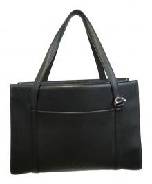 Cartier（カルティエ）の古着「レザートートバッグ」｜ブラック