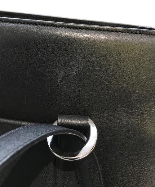 Cartier（カルティエ）Cartier (カルティエ) レザートートバッグ ブラックの古着・服飾アイテム